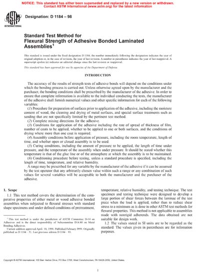 Standards PDF Cover Page