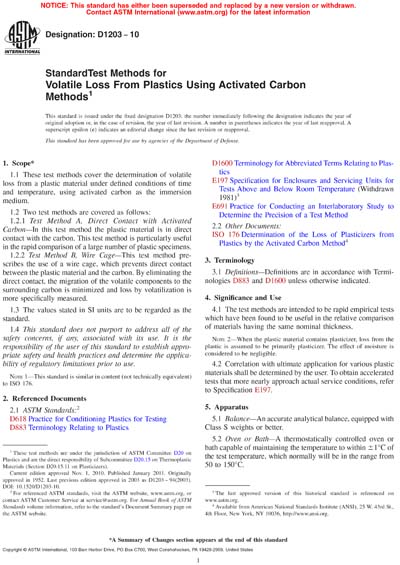 Standards PDF Cover Page