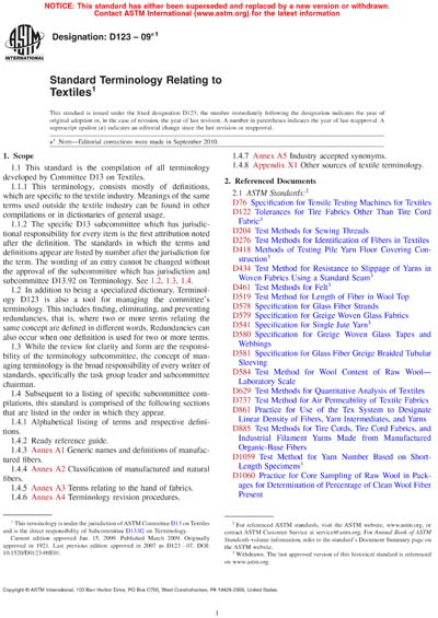 Standards PDF Cover Page