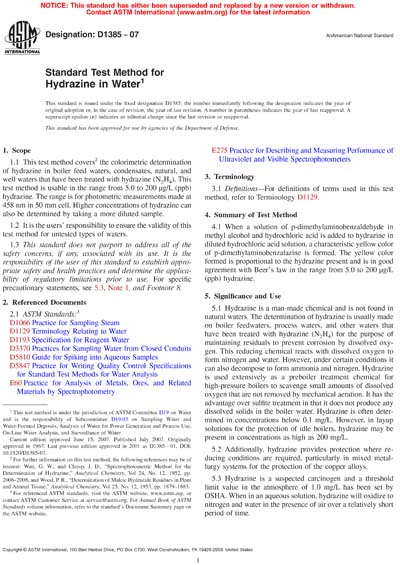 Standards PDF Cover Page