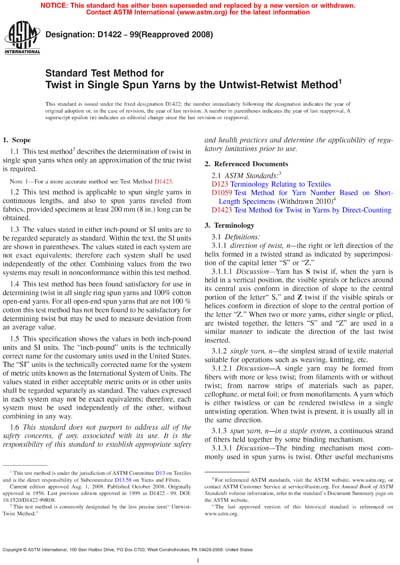 Standards PDF Cover Page