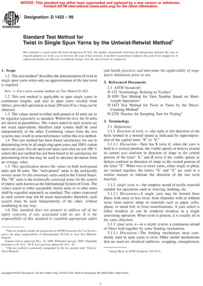 Standards PDF Cover Page