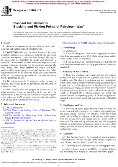 Standards PDF Cover Page