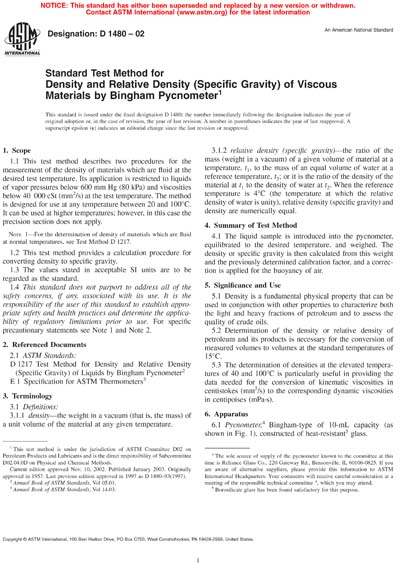 Standards PDF Cover Page