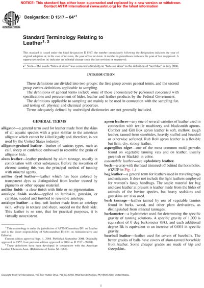 Standards PDF Cover Page