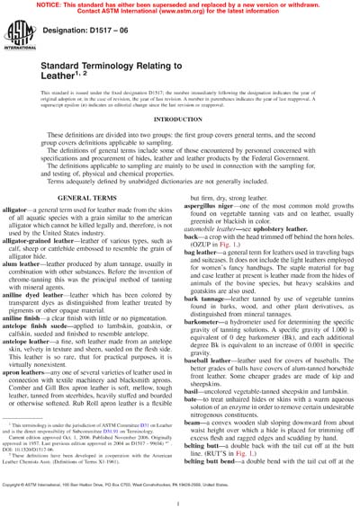 Standards PDF Cover Page