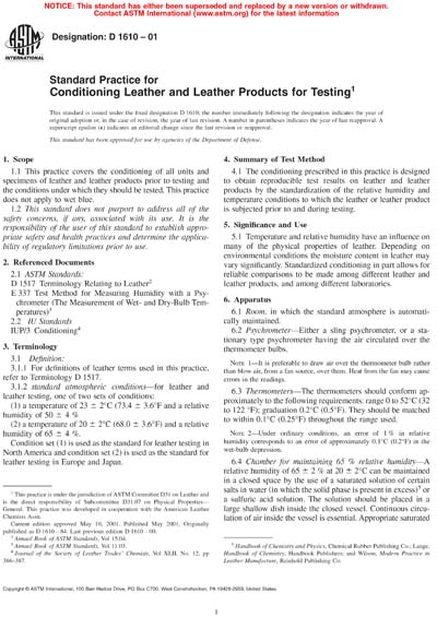 Standards PDF Cover Page