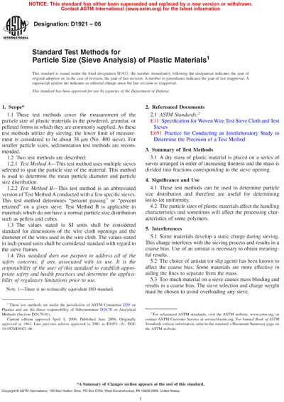 Standards PDF Cover Page