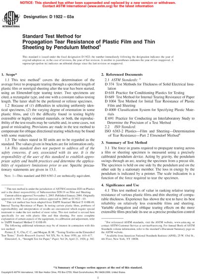 Standards PDF Cover Page