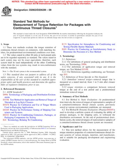 Standards PDF Cover Page