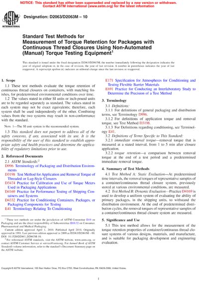 Standards PDF Cover Page