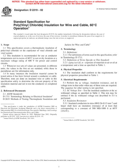 Standards PDF Cover Page