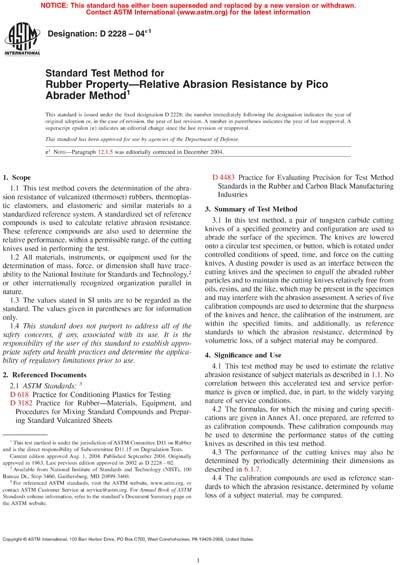 Standards PDF Cover Page