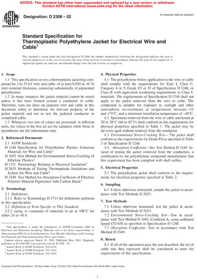 Standards PDF Cover Page