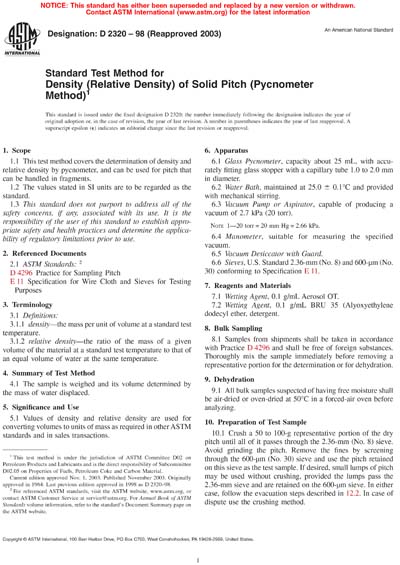 Standards PDF Cover Page