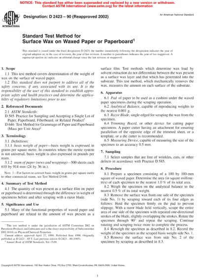 Standards PDF Cover Page