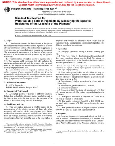 Standards PDF Cover Page