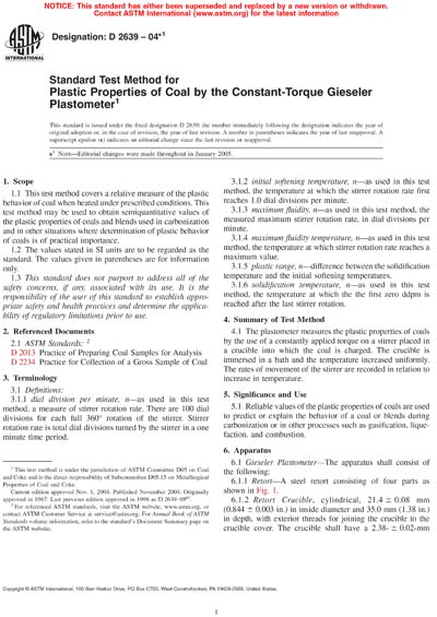 Standards PDF Cover Page