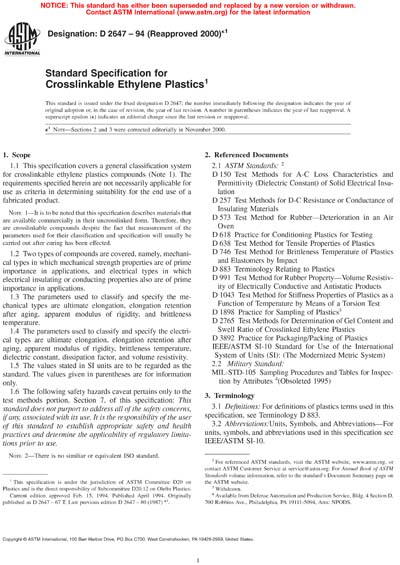 Standards PDF Cover Page