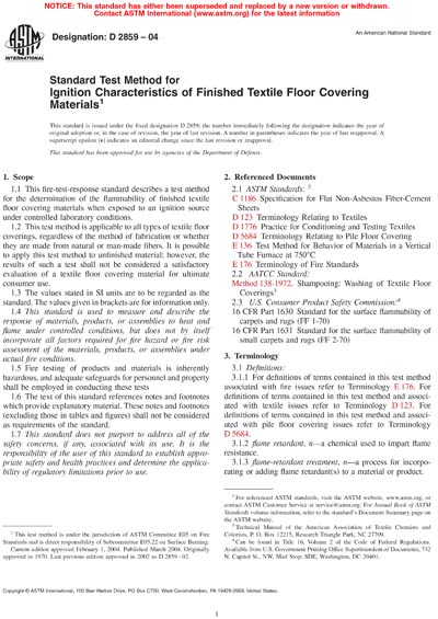 Standards PDF Cover Page