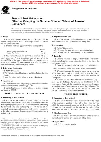Standards PDF Cover Page