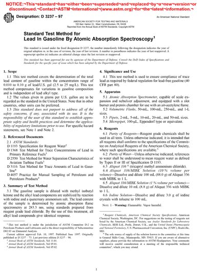Standards PDF Cover Page