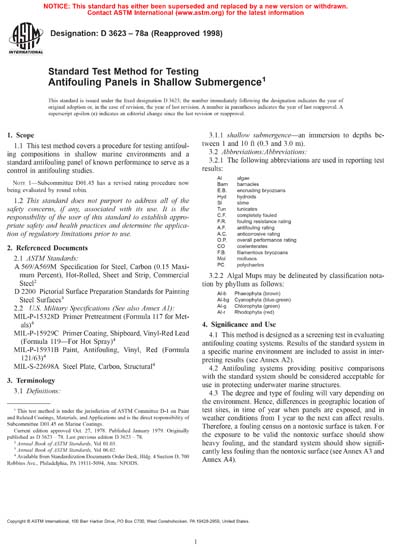 Standards PDF Cover Page