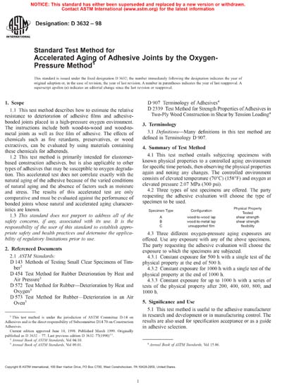 Standards PDF Cover Page