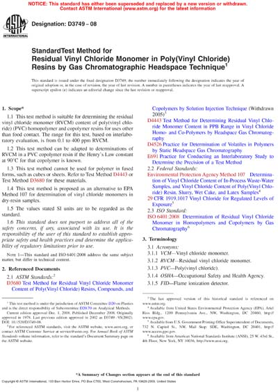 Standards PDF Cover Page