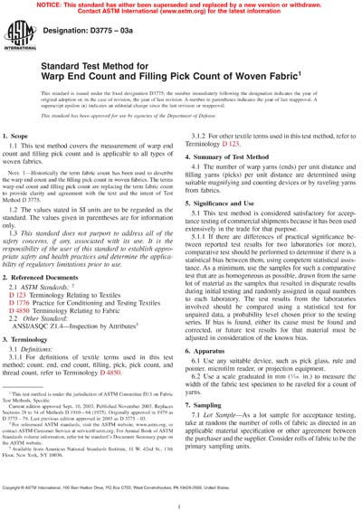 Standards PDF Cover Page
