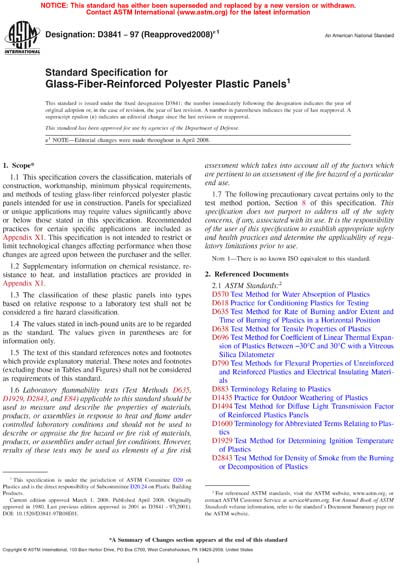 Standards PDF Cover Page