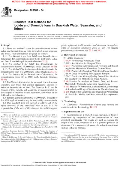 Standards PDF Cover Page