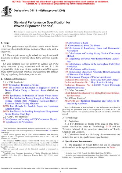 Standards PDF Cover Page
