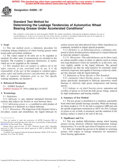 Standards PDF Cover Page
