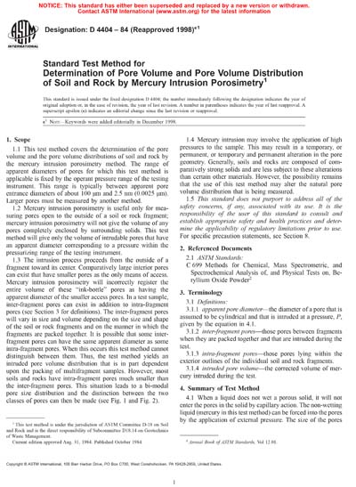 Standards PDF Cover Page