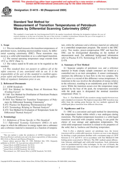 Standards PDF Cover Page