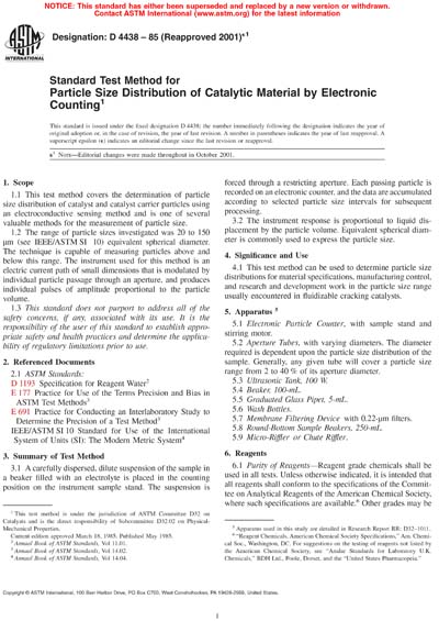 Standards PDF Cover Page