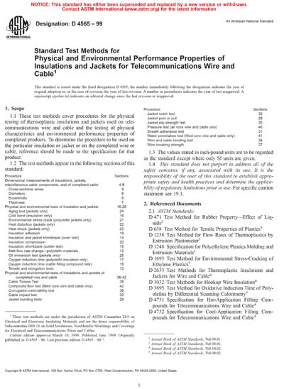Standards PDF Cover Page
