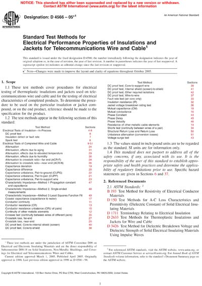 Standards PDF Cover Page