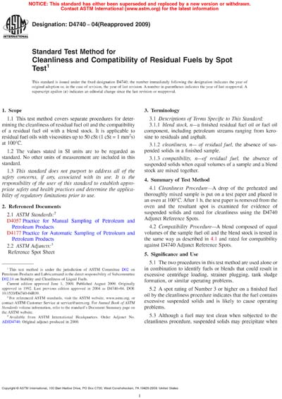 Standards PDF Cover Page
