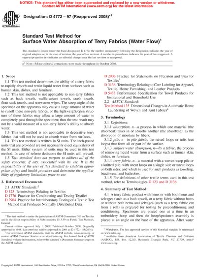 Standards PDF Cover Page