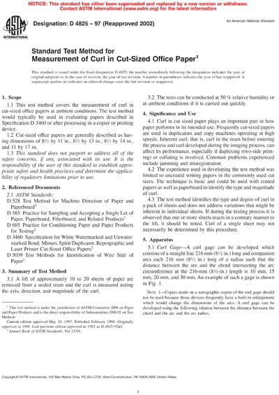 Standards PDF Cover Page