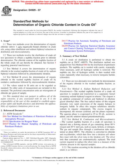 Standards PDF Cover Page