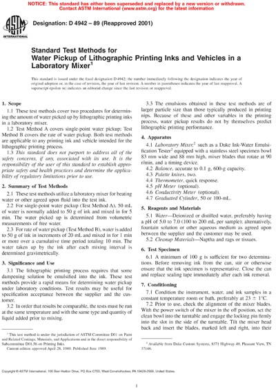 Standards PDF Cover Page