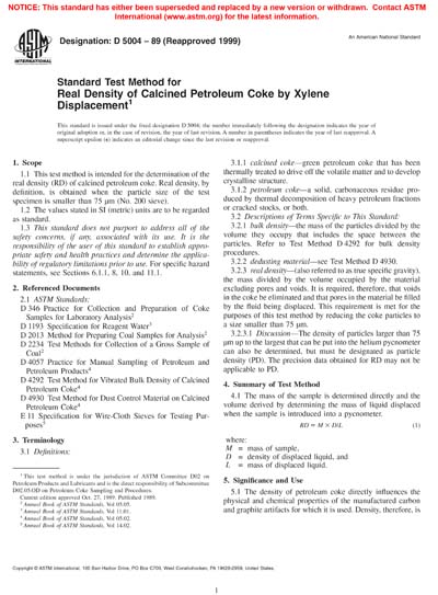 Standards PDF Cover Page