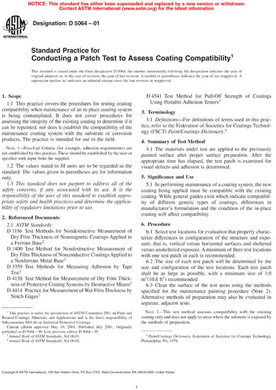 Standards PDF Cover Page