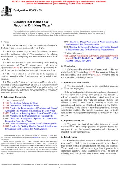 Standards PDF Cover Page