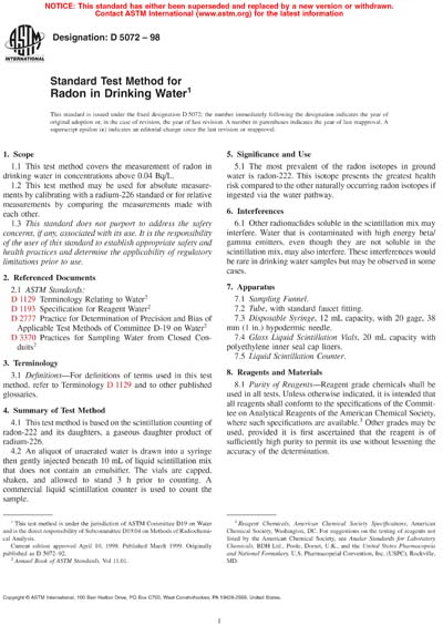 Standards PDF Cover Page