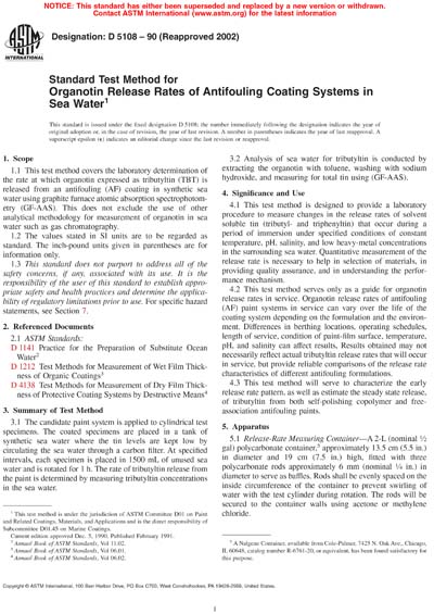 Standards PDF Cover Page