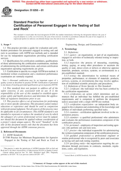 Standards PDF Cover Page